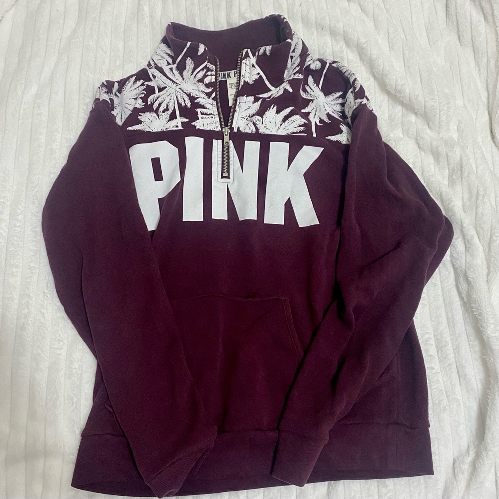 Victorias Secret Pink Quarter zip